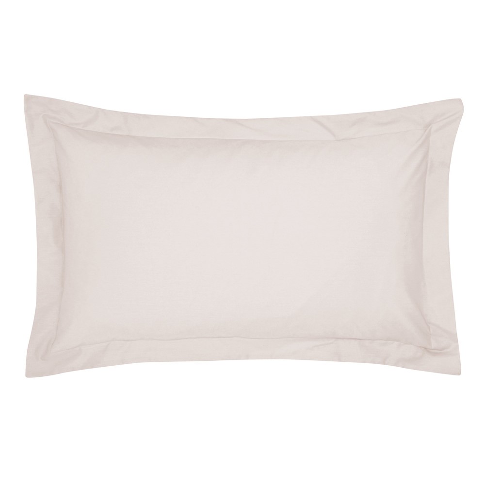 Plain Oxford Pillowcase By Bedeck of Belfast in Turberose Pink